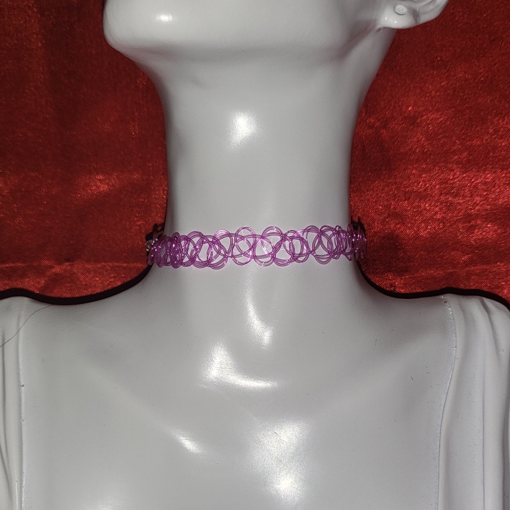 90s Choker necklace, tattoo choker